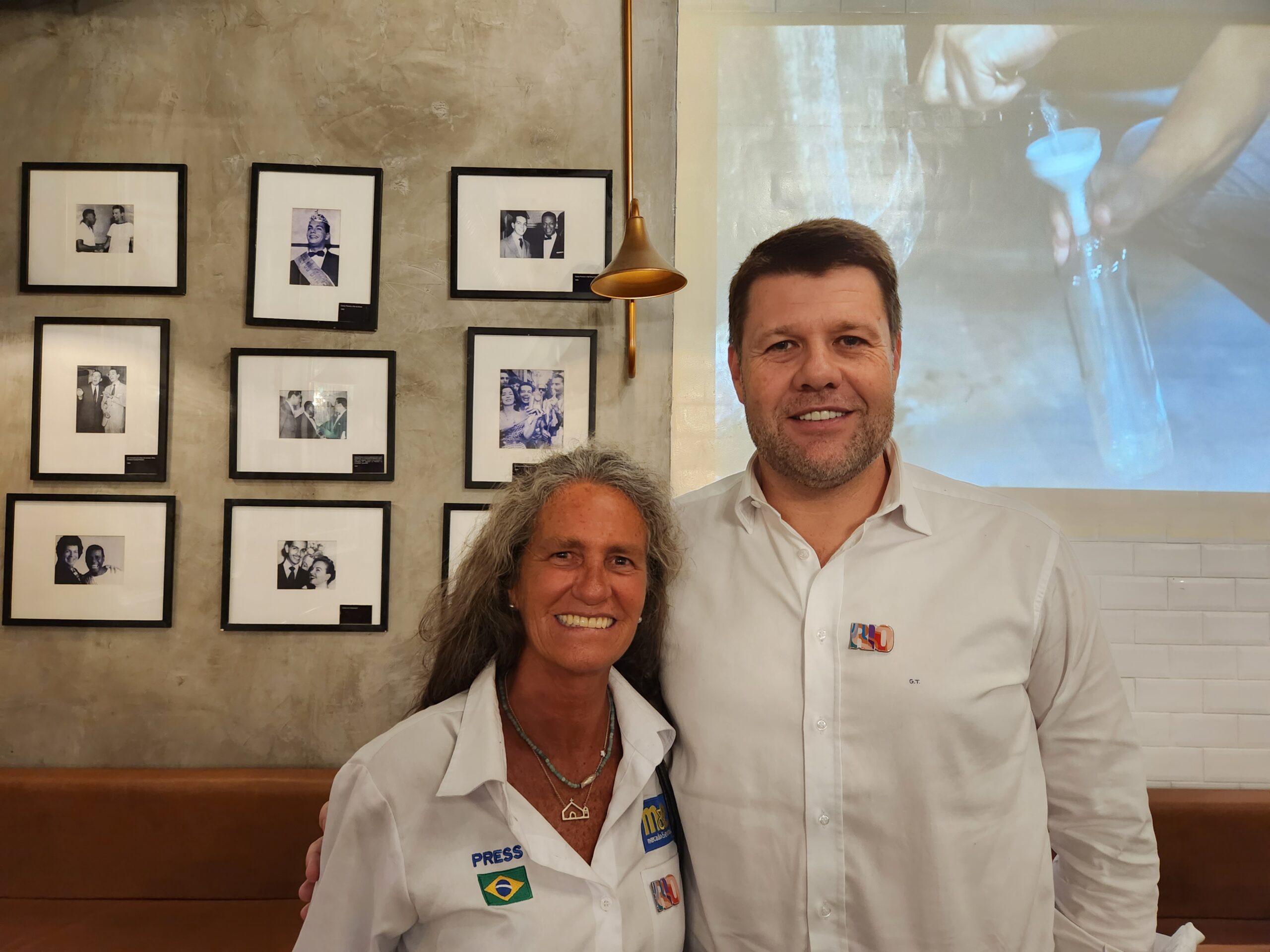 Mari Masgrau, M&E, e Gustavo Tutuca, secretário de Estado Turismo do Rio de Janeiro Mari Masgrau, M&E, e Gustavo Tutuca, secretário de Estado Turismo do Rio de Janeiro
