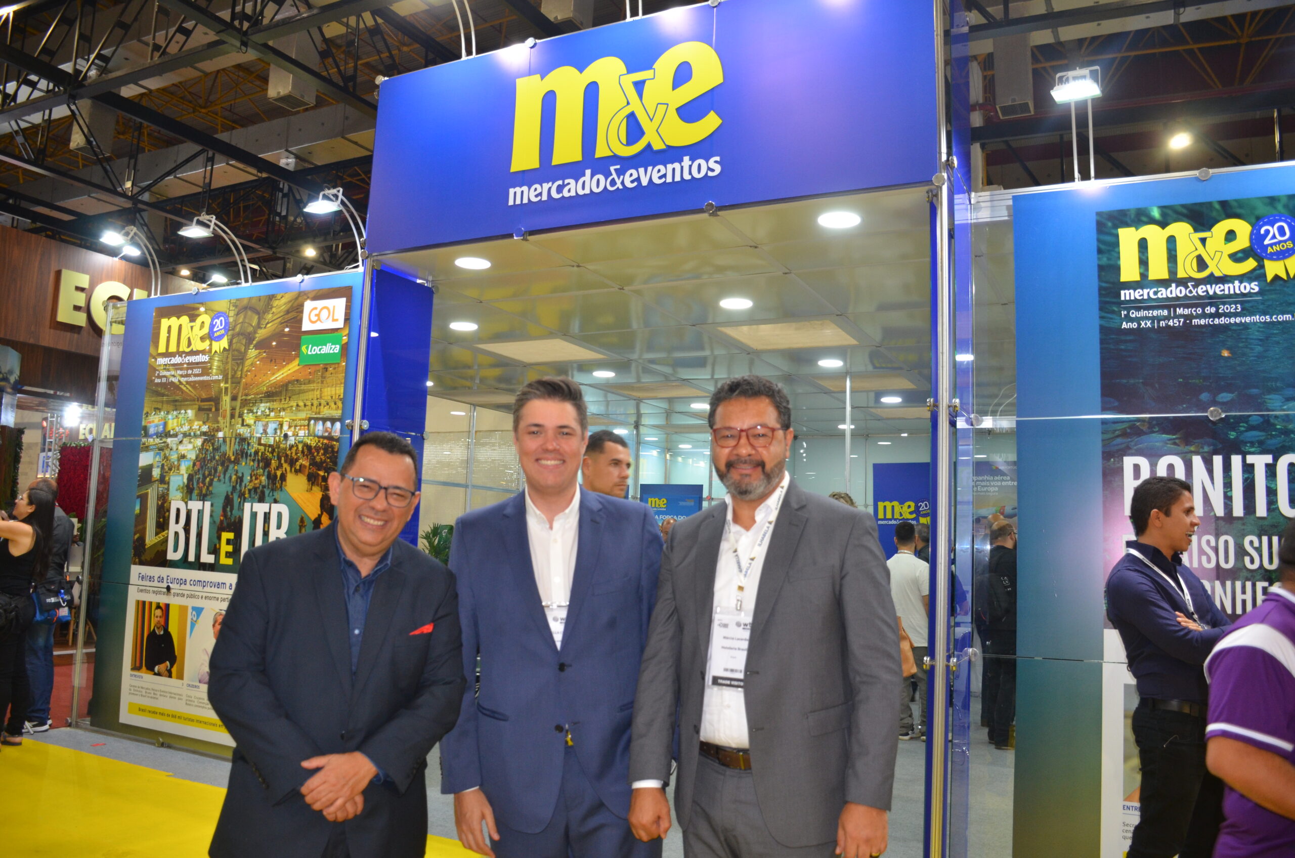 Mario Pio e Hiram Della Croce, da Wyndham e Márcio Lacerda, da Hotelaria Brasil Mario Pio e Hiram Della Croce, da Wyndham e Márcio Lacerda, da Hotelaria Brasil