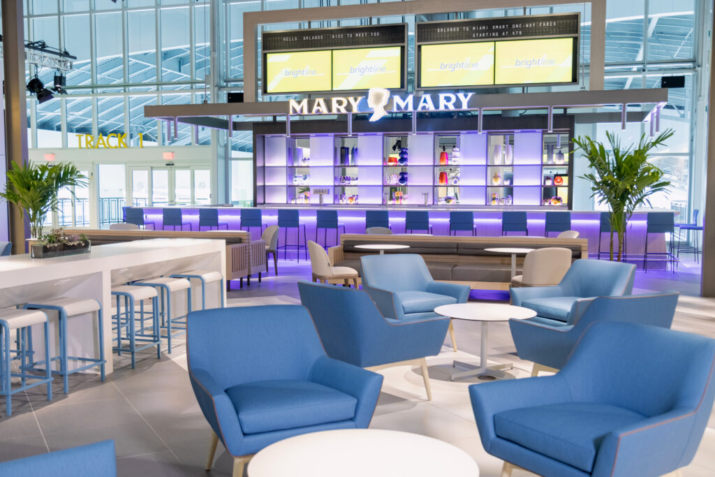 Mary Mary Bar 2 2 Brightline conclui construção da estação de Orlando e prepara início das viagens para Miami
