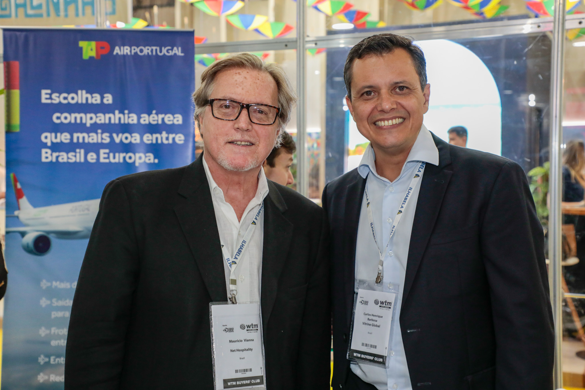 Maurício Vianna, do Net Hospitality, e Carlos Barbosa, Turismo de Aruba Maurício Vianna, do Net Hospitality, e Carlos Barbosa, Turismo de Aruba