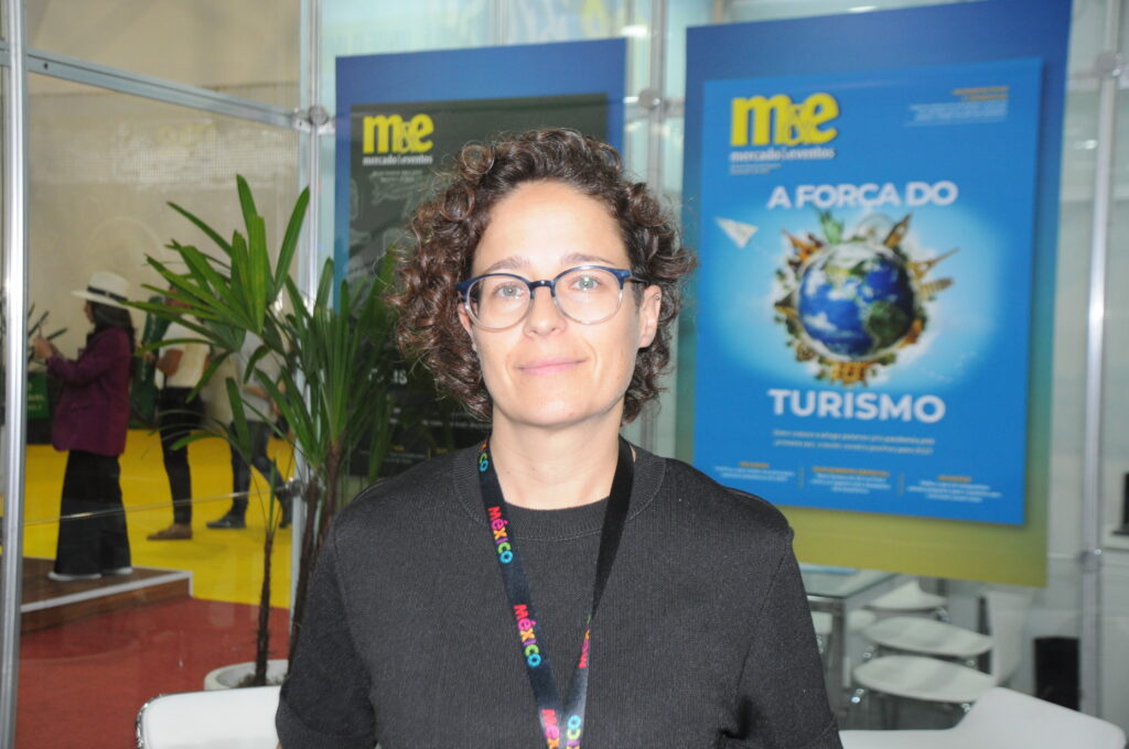 Michelle Fridman Hirsch da Yucatan Mexico Yucatán estreia na WTM-LA 2023 e destaca potencial do mercado brasileiro