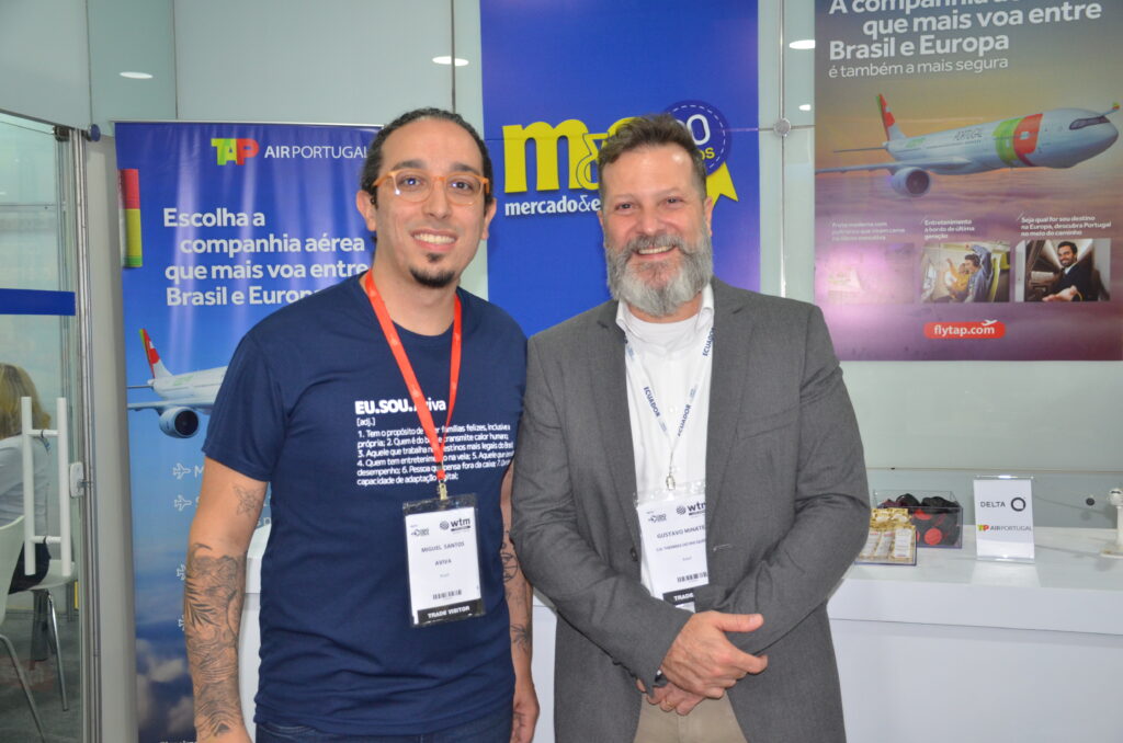 Miguel Santos, Aviva e Gustavo Minatel, do Thermas do Rio Quente