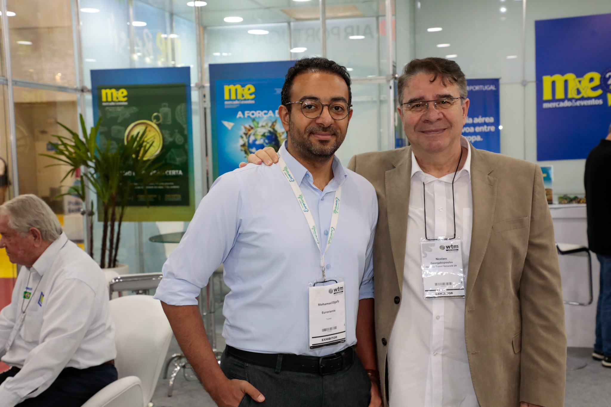 Mohamed Elgafy, Euroriente, e Nicolaos Geogarkopoulos, Hellenic Travel Network Mohamed Elgafy, Euroriente, e Nicolaos Geogarkopoulos, Hellenic Travel Network