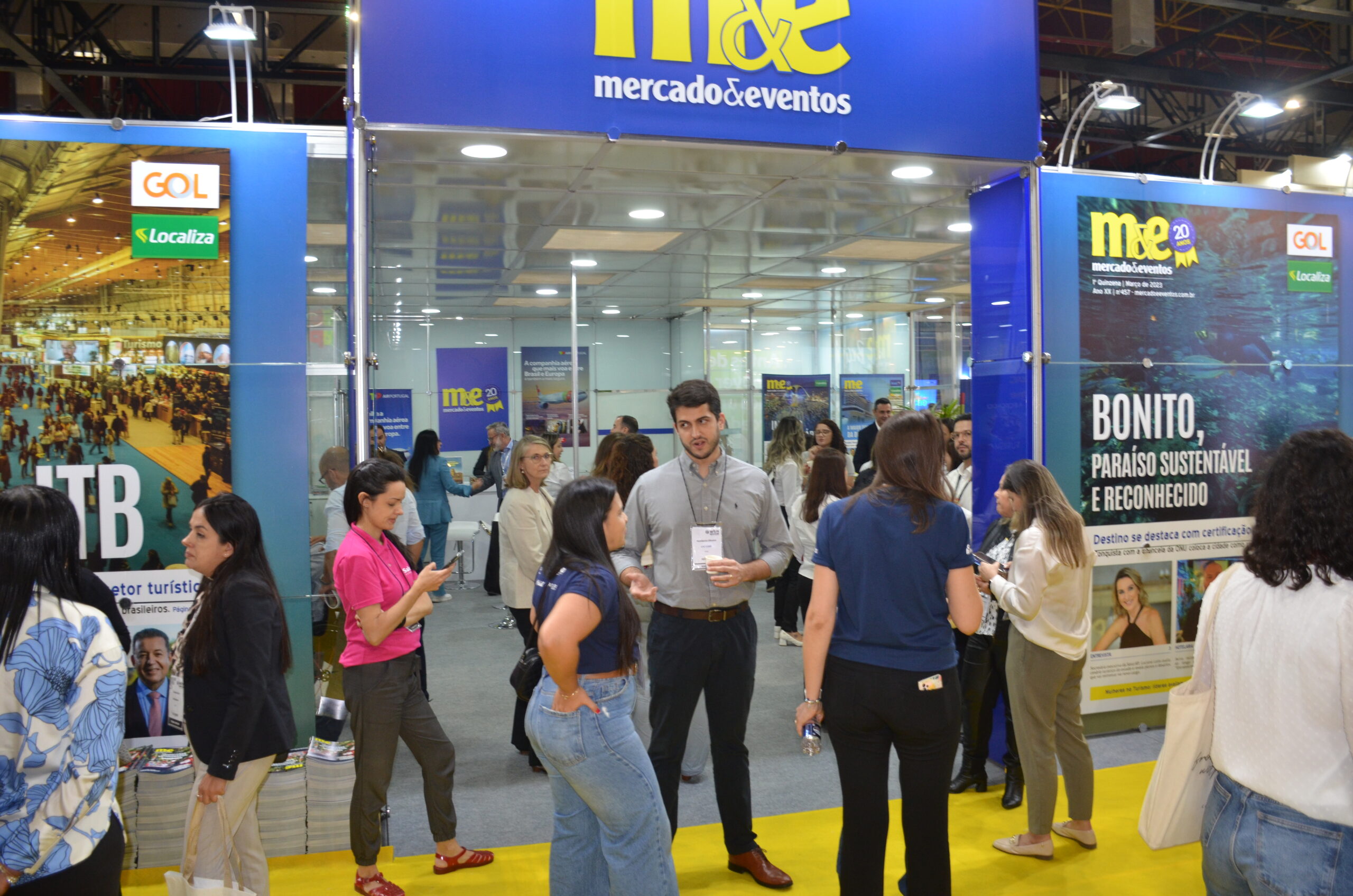 O M&E está no estande L40 O M&E está no estande L40