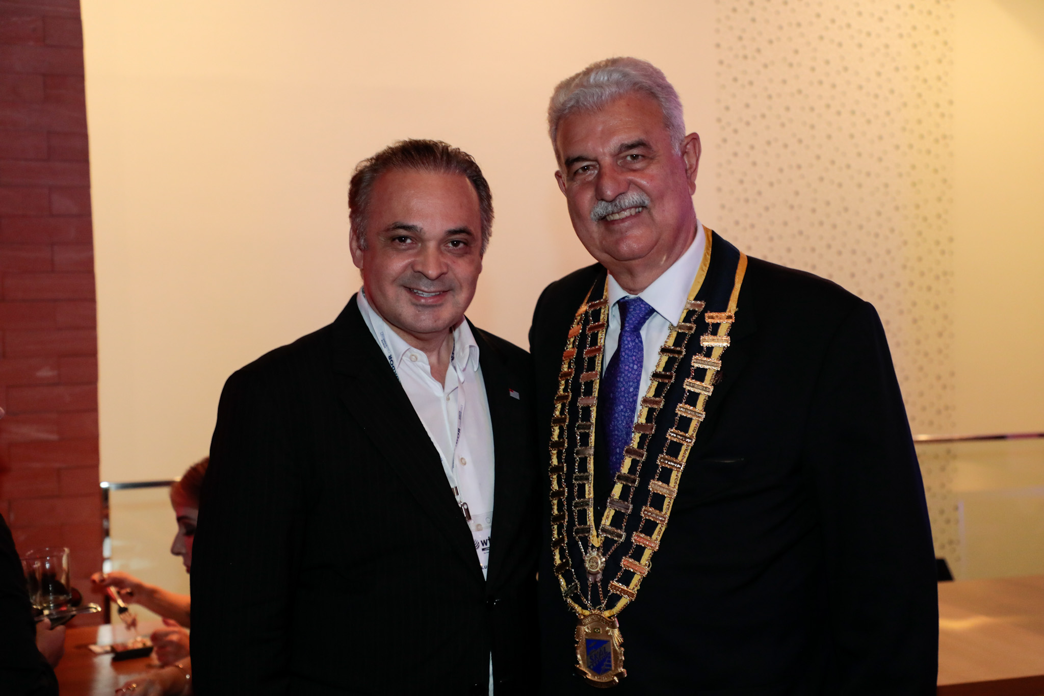 Roberto de Lucena, secretário de Turismo de São Paulo e Walter Teixeira Roberto de Lucena, secretário de Turismo de São Paulo e Walter Teixeira