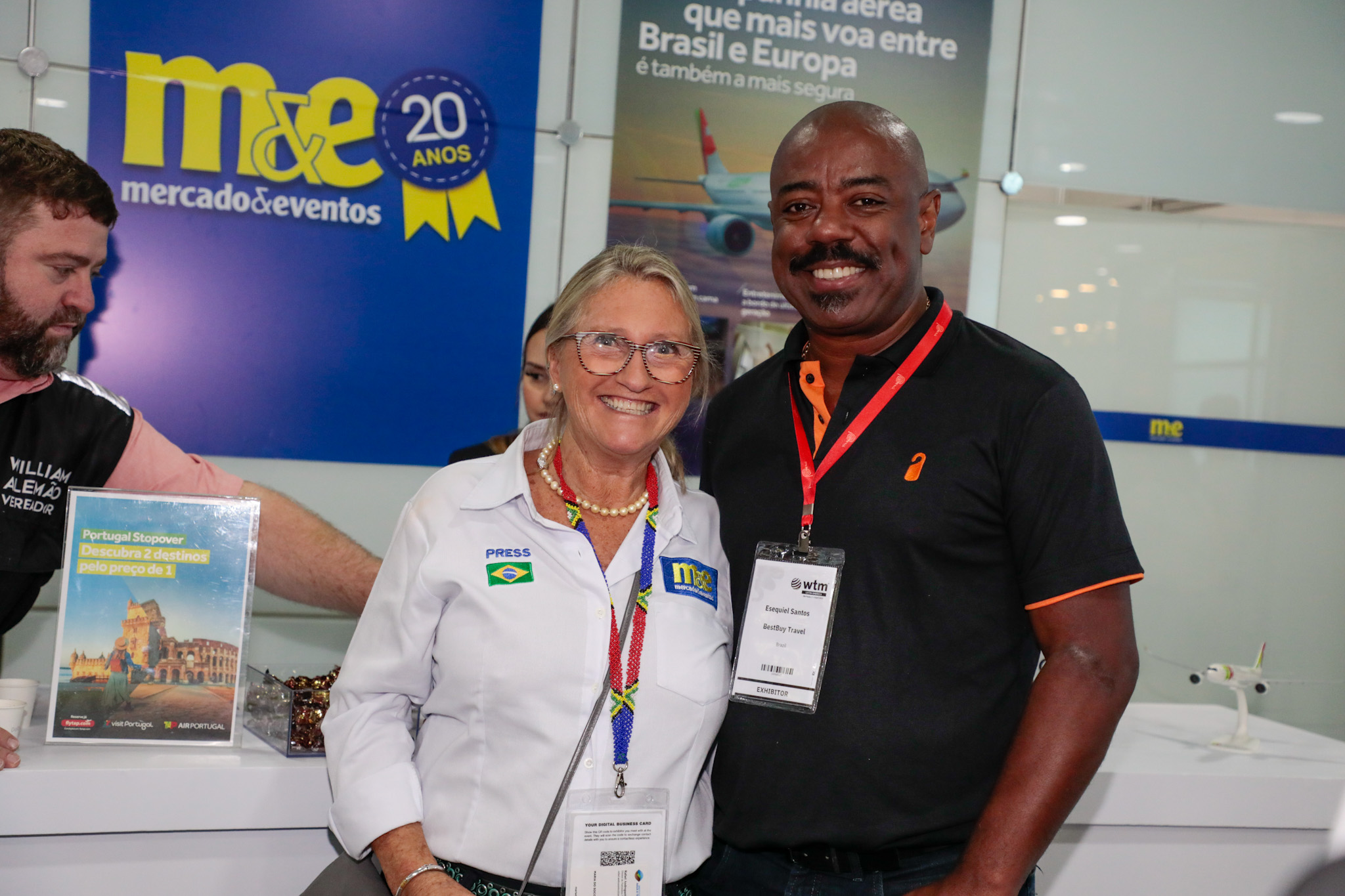 Rosa Masgrau, do M&E, e Ezequiel Santos, BestBuy Travel Rosa Masgrau, do M&E, e Ezequiel Santos, BestBuy Travel