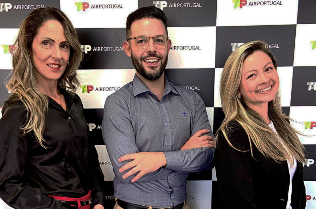 Rosana Caporal Henrique Brasil e Andressa Amaral 1 TAP expande equipe comercial no Sul, Sudeste e Nordeste do Brasil