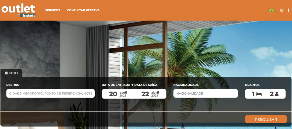 Outlet de Hotéis é a nova plataforma que reúne mais de 200 mil tipos de hospedagem Outlet de Hotéis é a nova plataforma que reúne mais de 200 mil tipos de hospedagem