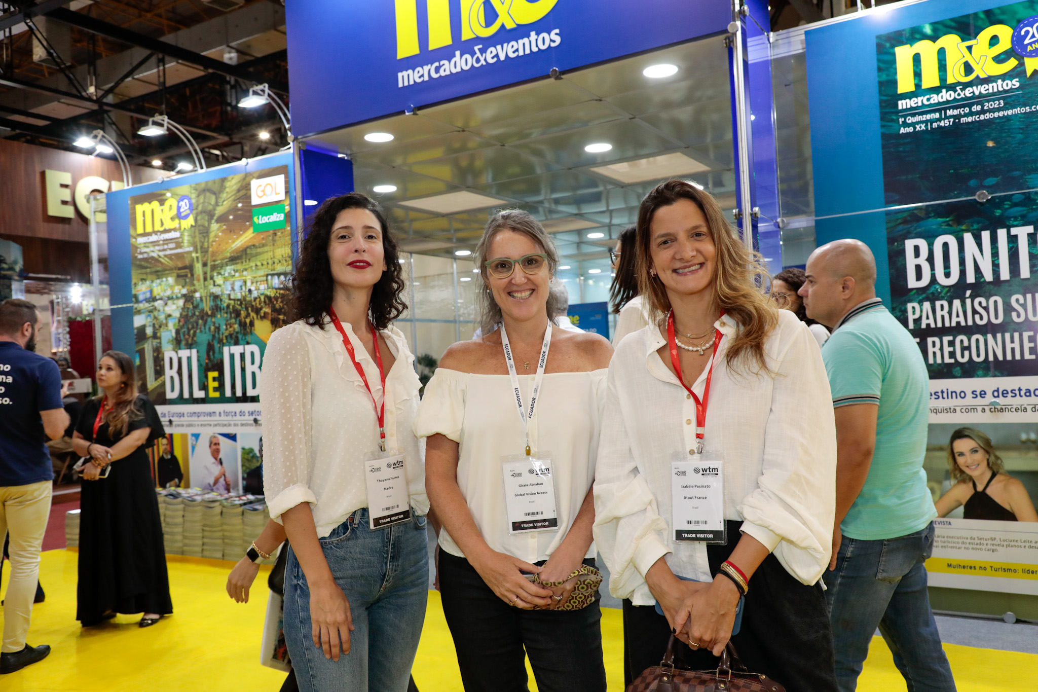 Thaynara Nunes, Madre, Gisele Abrahao, GVA, e Izabèle Pesinato, Atout France Thaynara Nunes, Madre, Gisele Abrahao, GVA, e Izabèle Pesinato, Atout France