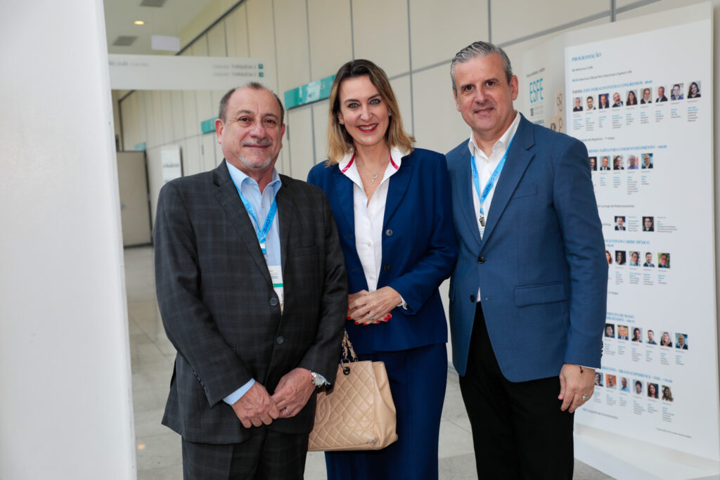 Toni Sando, do Visite São Paulo; Luciane Leite, da Setur-SP, e Juan Pablo de Vera