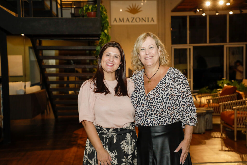 Renata Di Bernardo, da TAP, e Cristiane Cortizo, da Copa Renata Di Bernardo, da TAP, e Cristiane Cortizo, da Copa