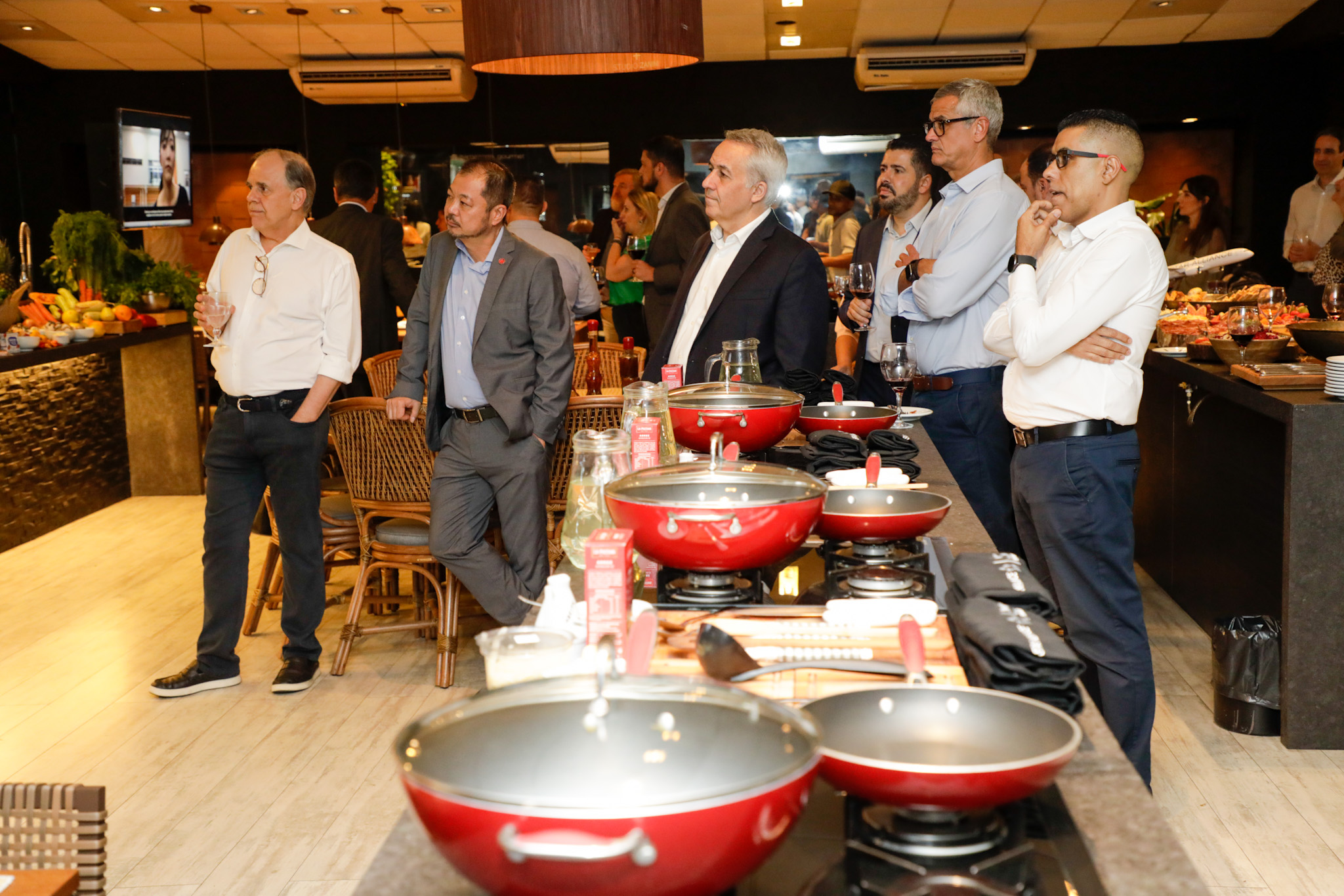 Cooking Show entre representantes da Star Alliance e seus parceiros Cooking Show entre representantes da Star Alliance e seus parceiros