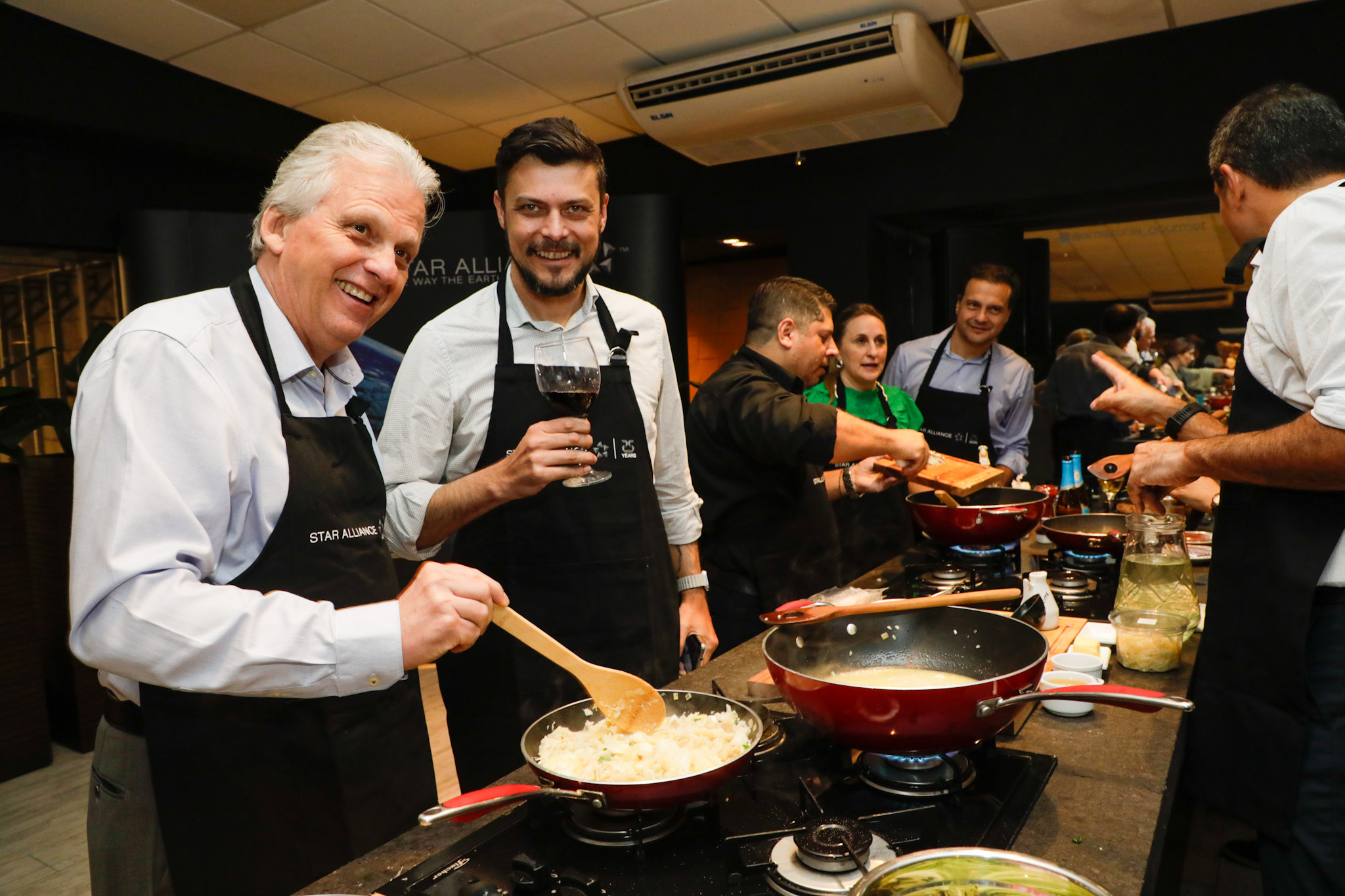 Edmar Bull, da Copastur, e Fernando Sampaio, da Tour House