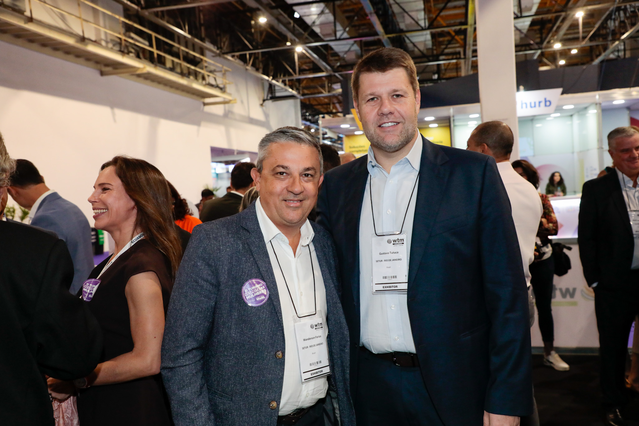 Wanderson Faria, da Setur-RJ, com Gustavo Tutuca, secretário de Turismo do RJ Wanderson Faria, da Setur-RJ, com Gustavo Tutuca, secretário de Turismo do RJ
