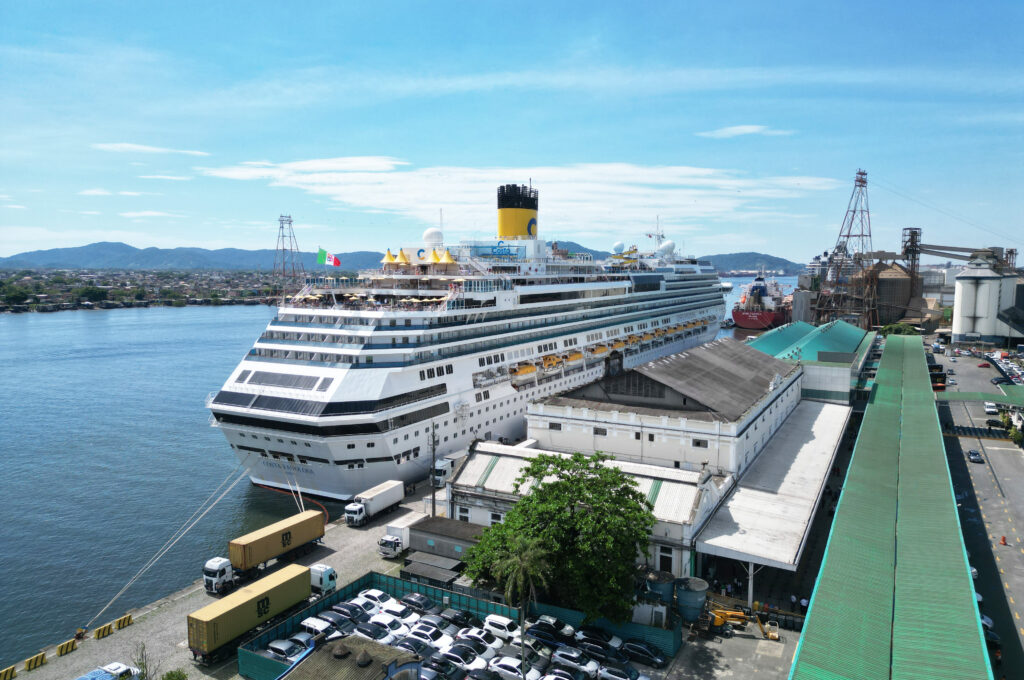 porto santos cruzeiro divulgação concais Santos recebe 884 mil cruzeiristas e 16 navios na temporada 2022/2023