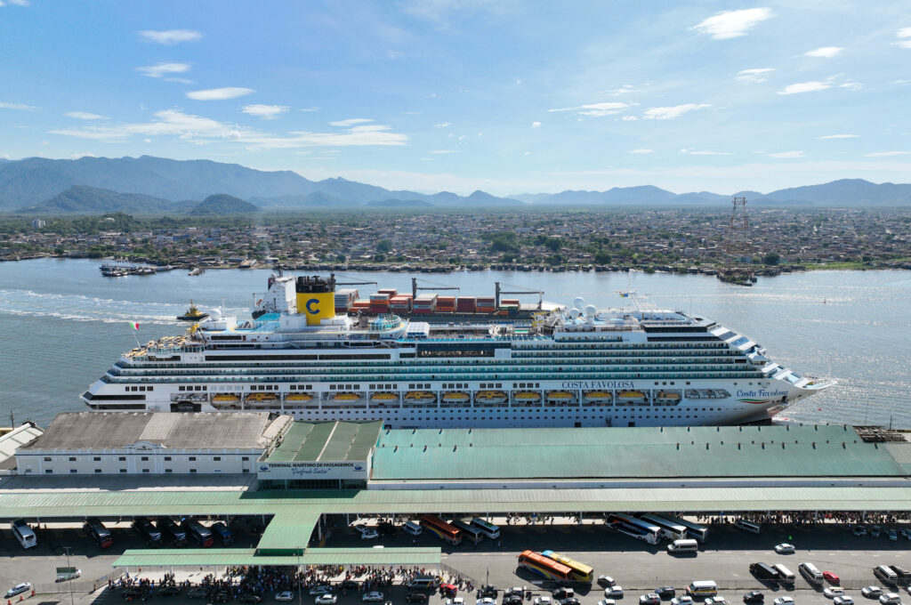 santos porto cruzeiro divulgação concais Porto de Santos completa 25 anos com mais de 12 milhões de cruzeiristas e 320 navios