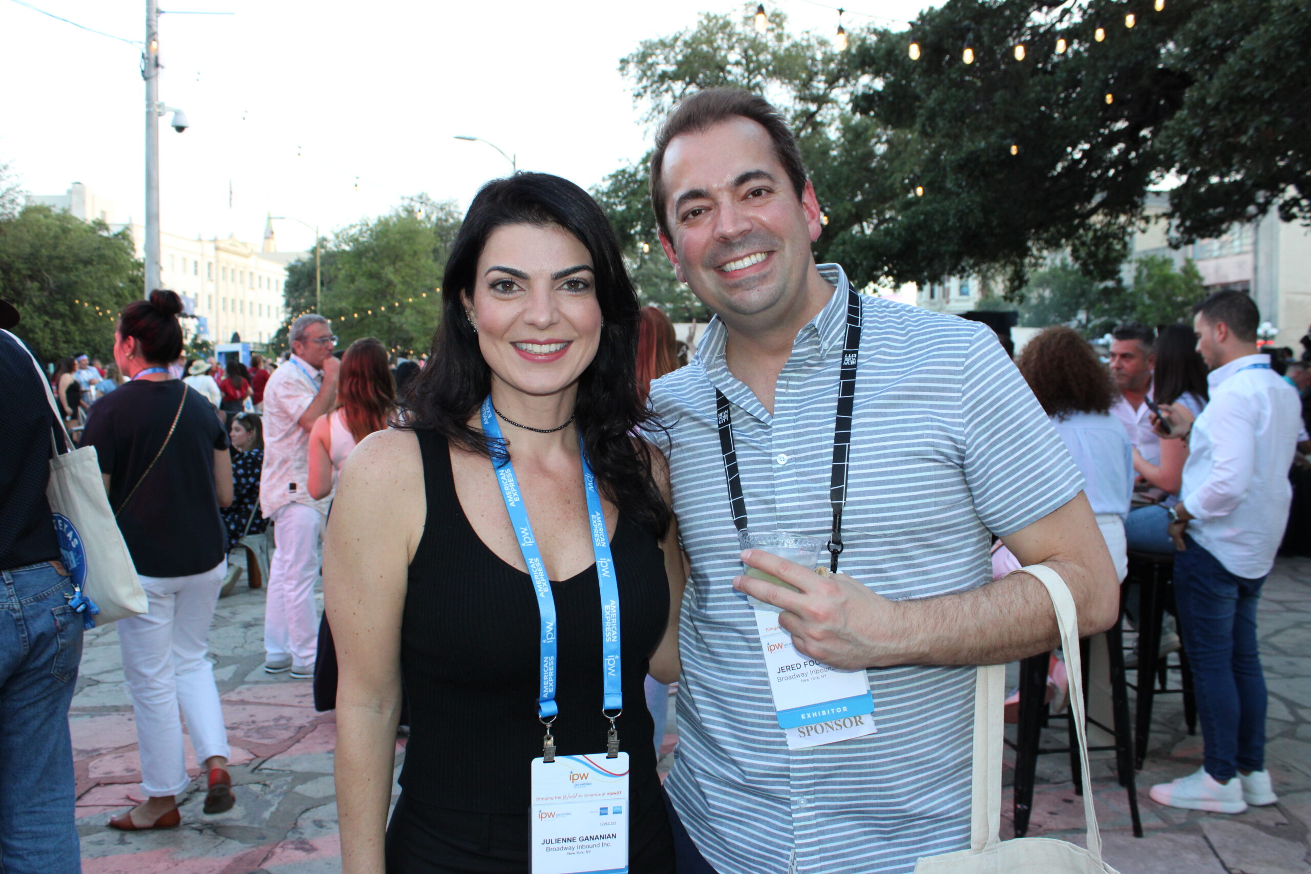Julienne Gananian e Jered Fournier, da Broadway Julienne Gananian e Jered Fournier, da Broadway