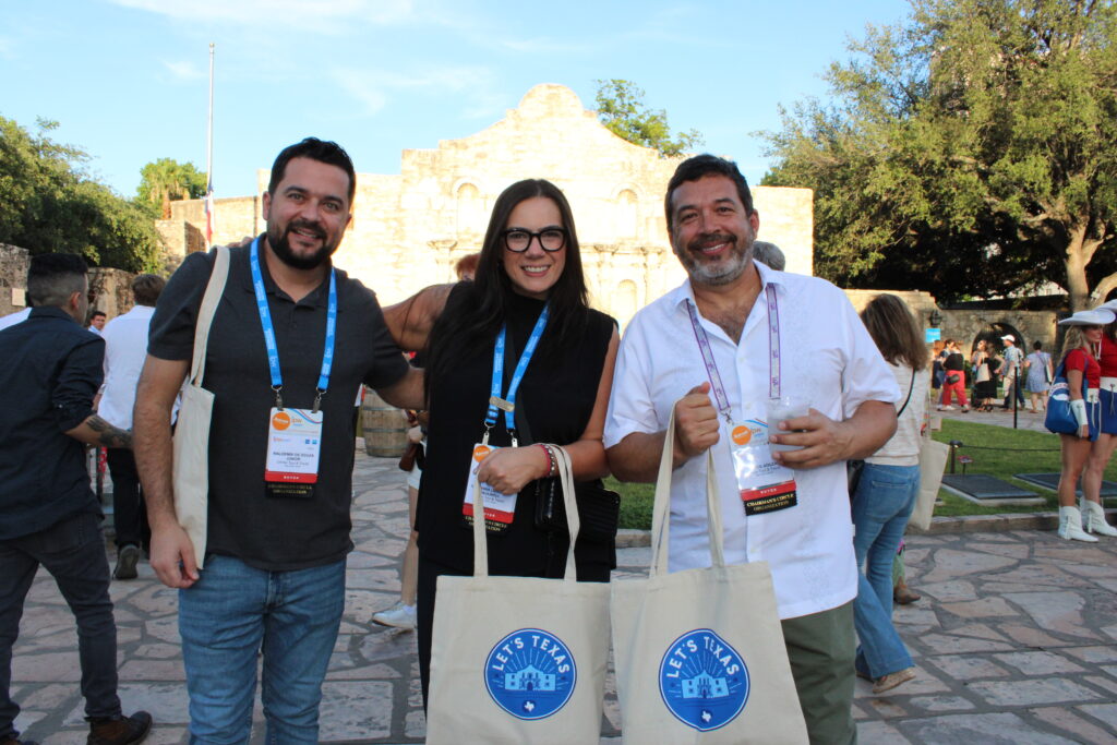 Waldemir Junior, Giovanna Paulineli e Jorge Souza, da Orinter