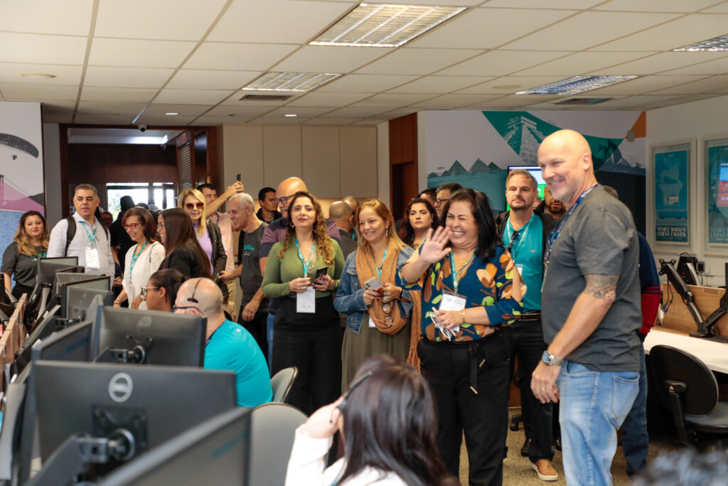 Agentes de viagens em visita a sede da Ancoradouro