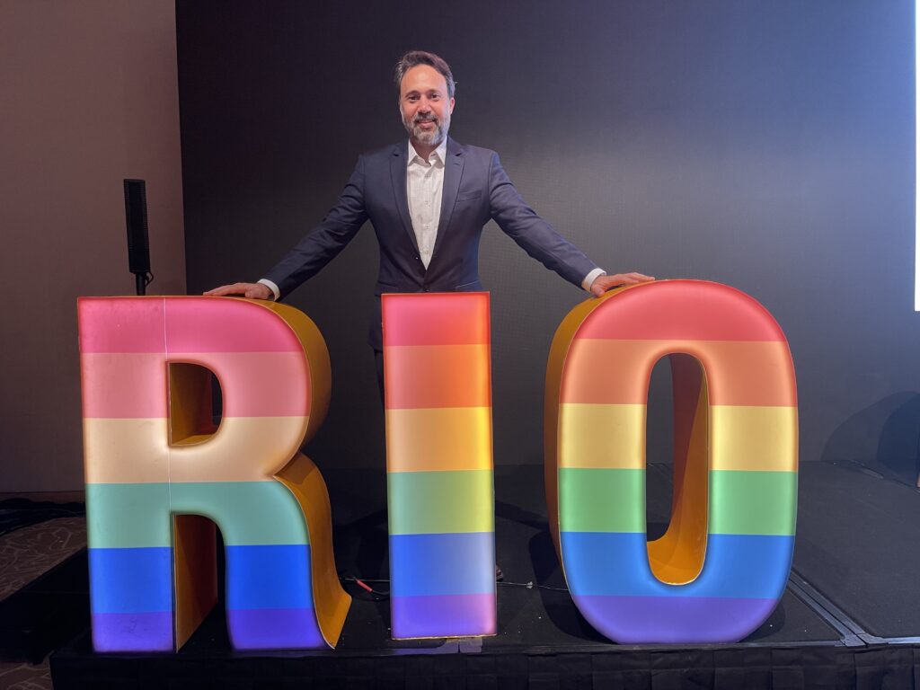 Alex Bernardes idealizador e diretor da LGBT Turismo Expo LGBT+ Turismo Expo 2023, no Rio de Janeiro, bate recorde de expositores