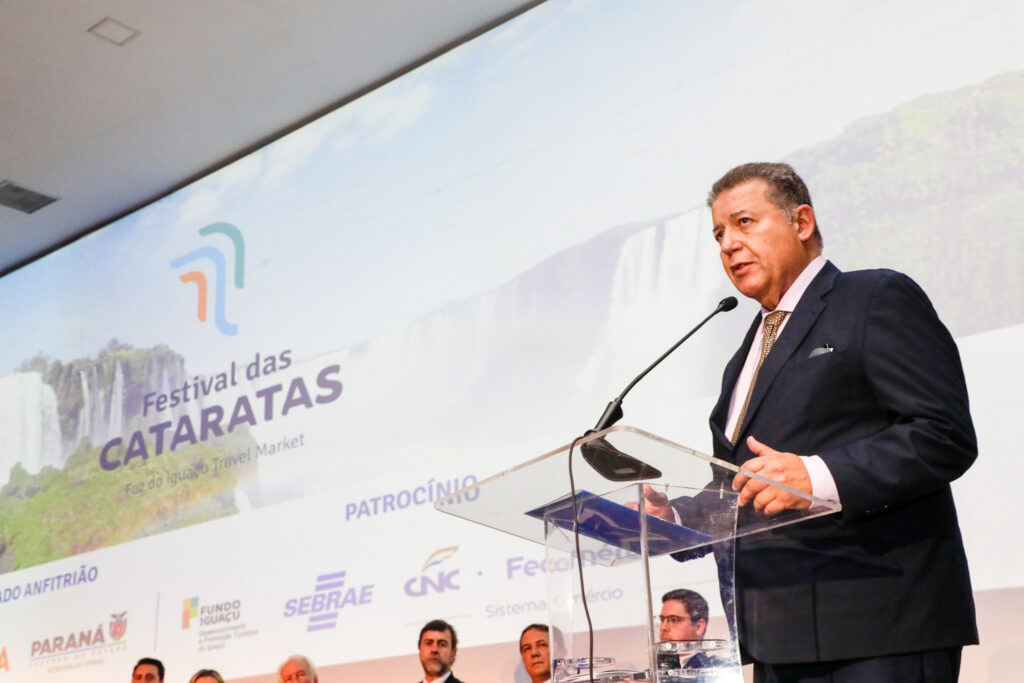 Alexandre Sampaio da FBHA Festival das Cataratas 2023 reúne autoridades em cerimônia de abertura em Foz do Iguaçu