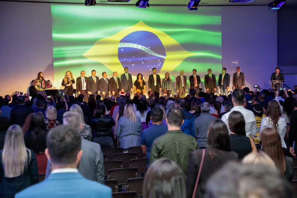 Autoridades presentes na abertura do Festival das Cataratas