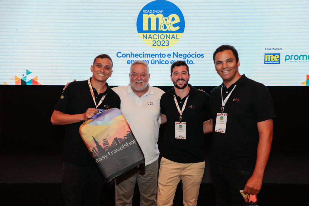 Breno Golob, Michael Barkoczy, Douglas Diniz e Wellington Andrade, da ETS