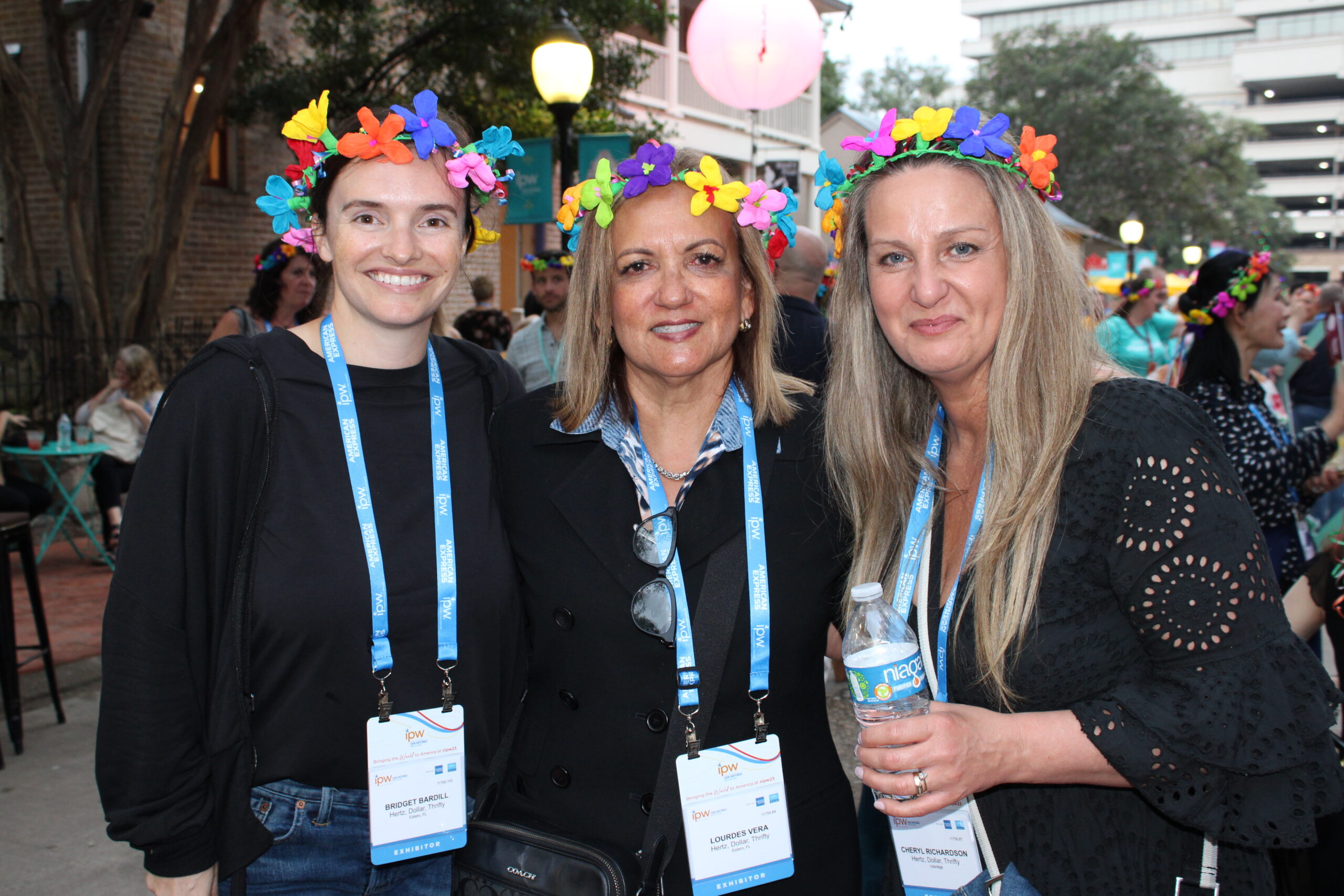 Bridget Bardill, Lourdes Vera e Cheryl Richardson, da Hertz Bridget Bardill, Lourdes Vera e Cheryl Richardson, da Hertz