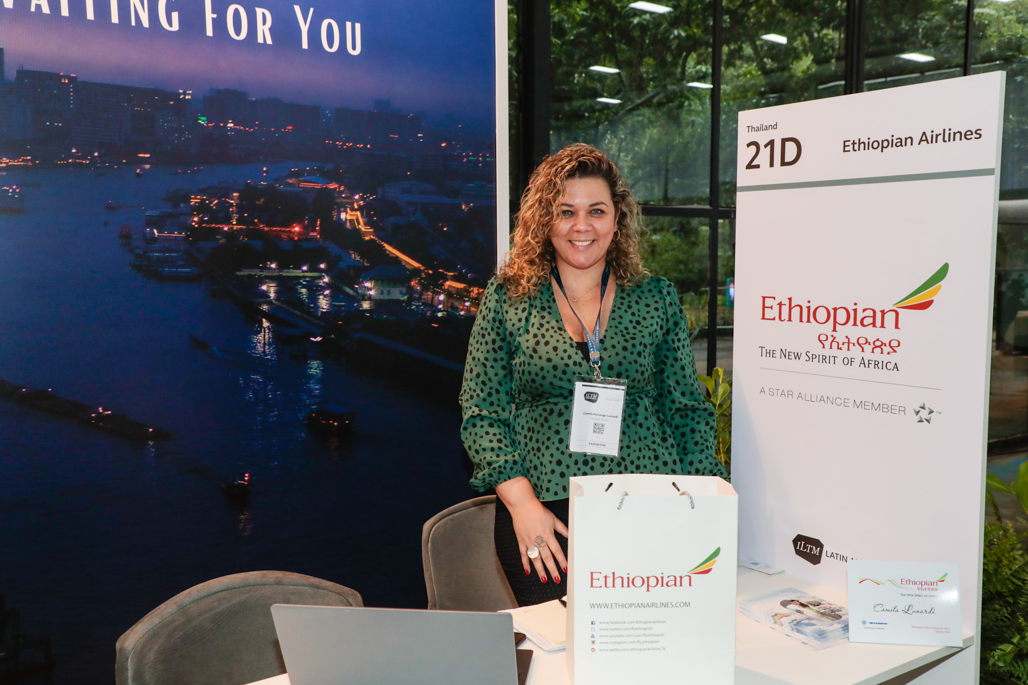 Camila Parlange, da Ethiopian Airlines