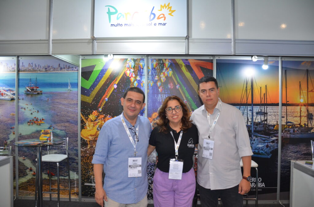 Luciano Gomes, Eliane Cano e Haenel Farias, da PBTur