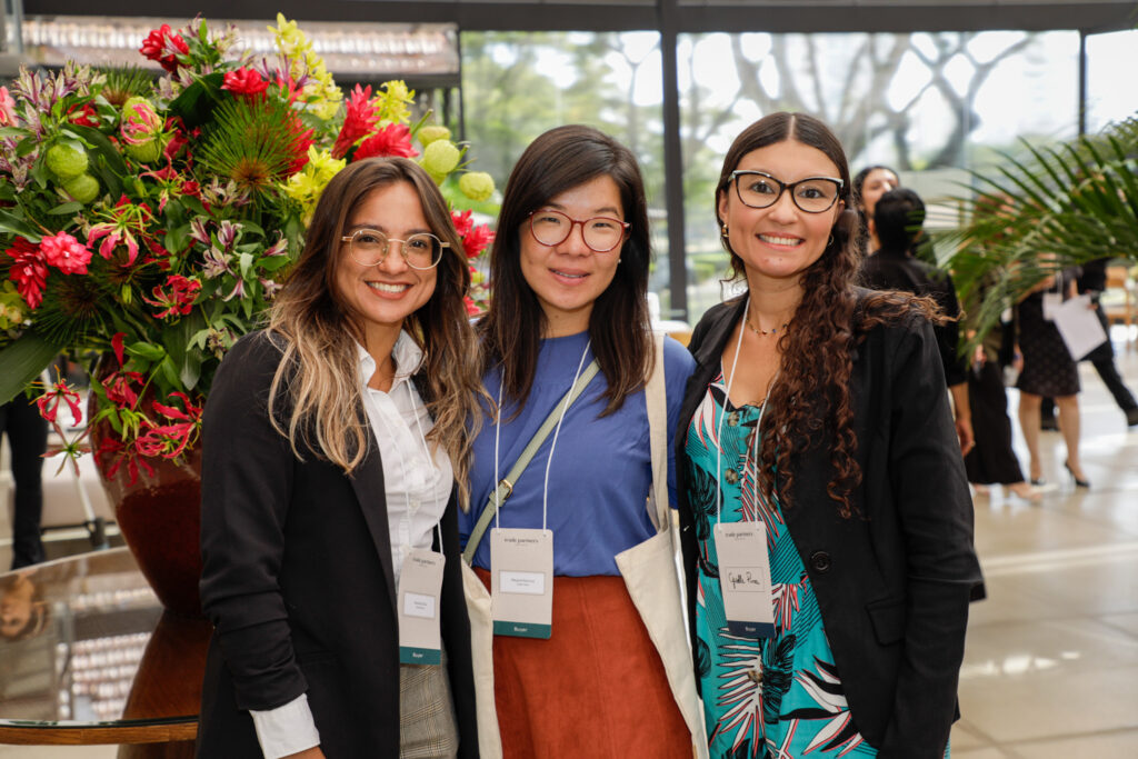 Daniela Silva, Mayara Nomura, e Giselle Lima, da Teresa Perez