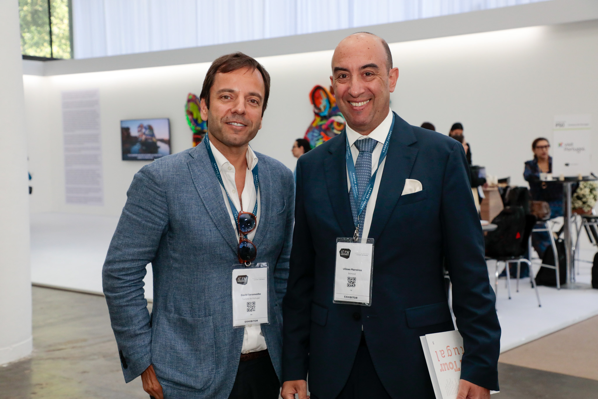 David Seromenho, da TAP e Ulisses Marreiros, do Belmond David Seromenho, da TAP e Ulisses Marreiros, do Belmond