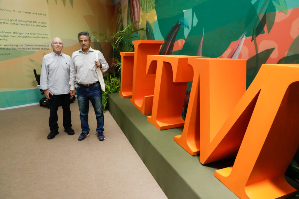 Drausio Tabuso, da D. Tabuso Turismo, e Celso Nestrovsky, Eurotype