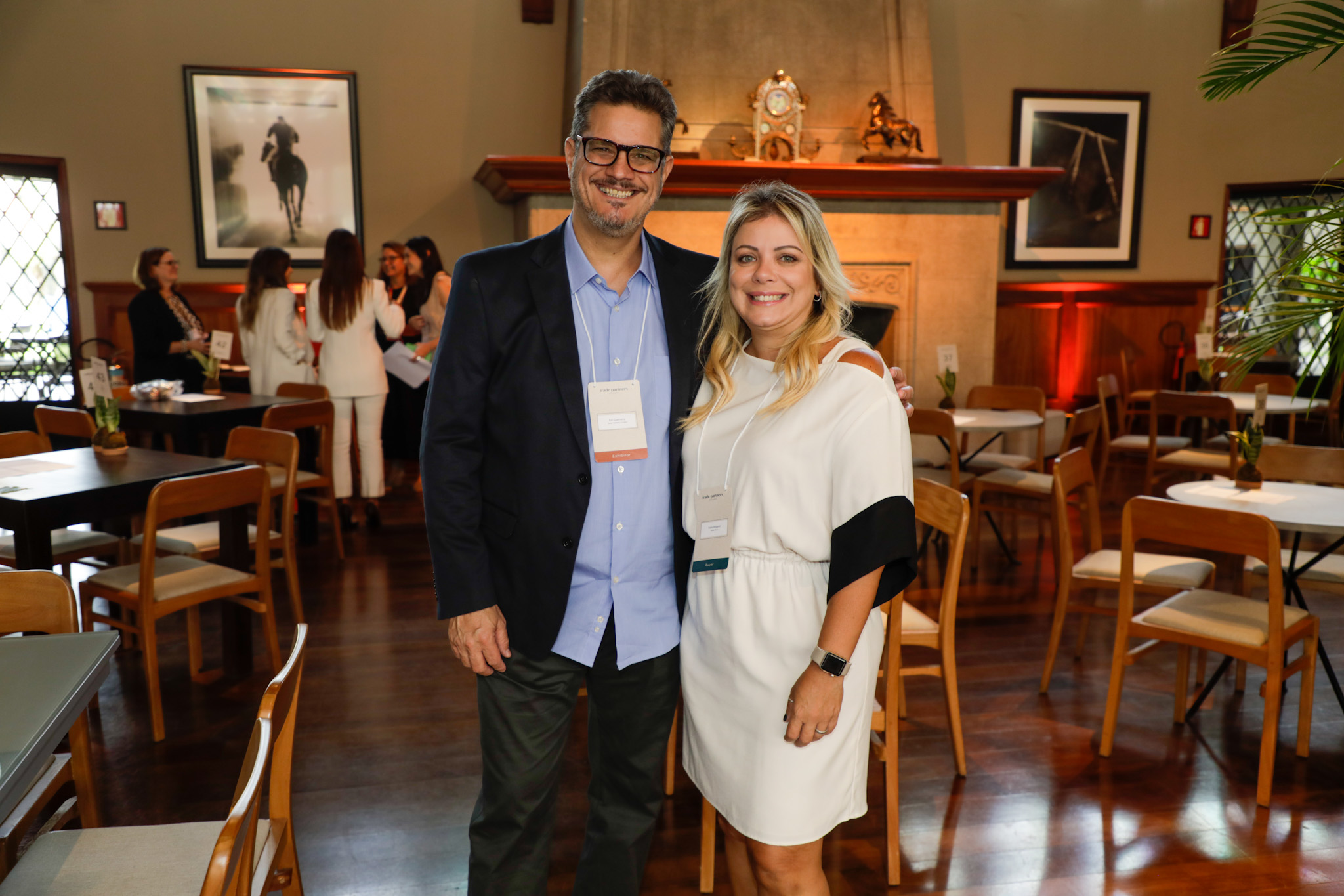 Edi Guerreiro, da Swan Hellenic e Sabine Scarano, da Inguz Viagens Edi Guerreiro, da Swan Hellenic e Sabine Scarano, da Inguz Viagens