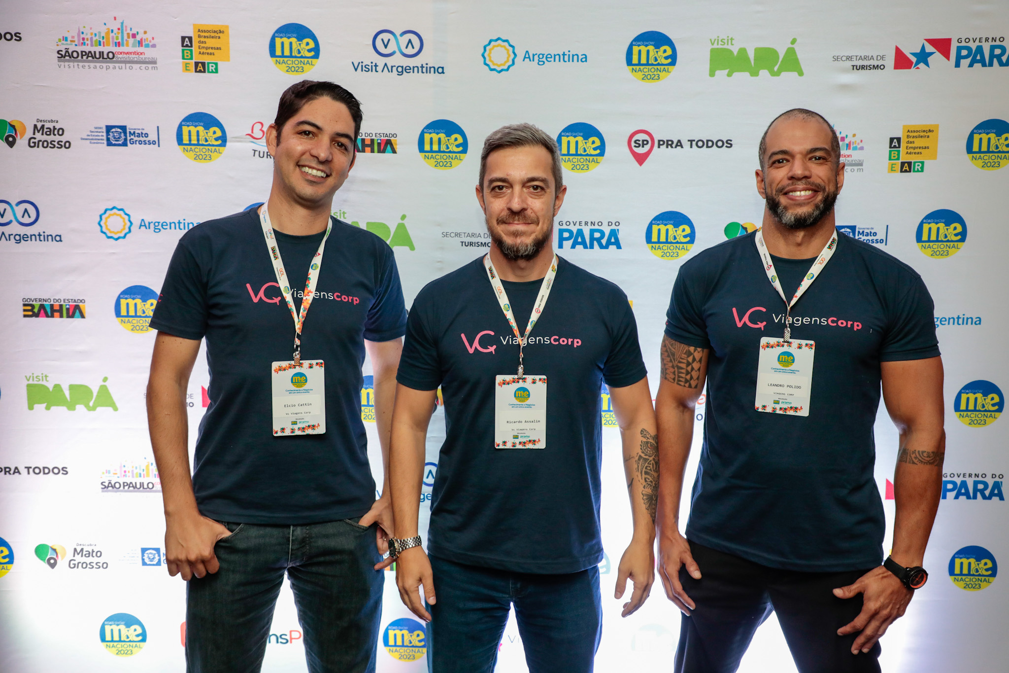 Elcio Cattin, Ricardo Assalim, e Leandro Polido, da ViagensCorp Elcio Cattin, Ricardo Assalim, e Leandro Polido, da ViagensCorp
