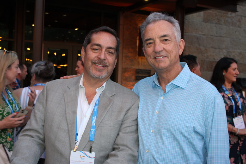 Fernando Harb, do Spotlight, com Chris Thompson, CEO do Brand USA