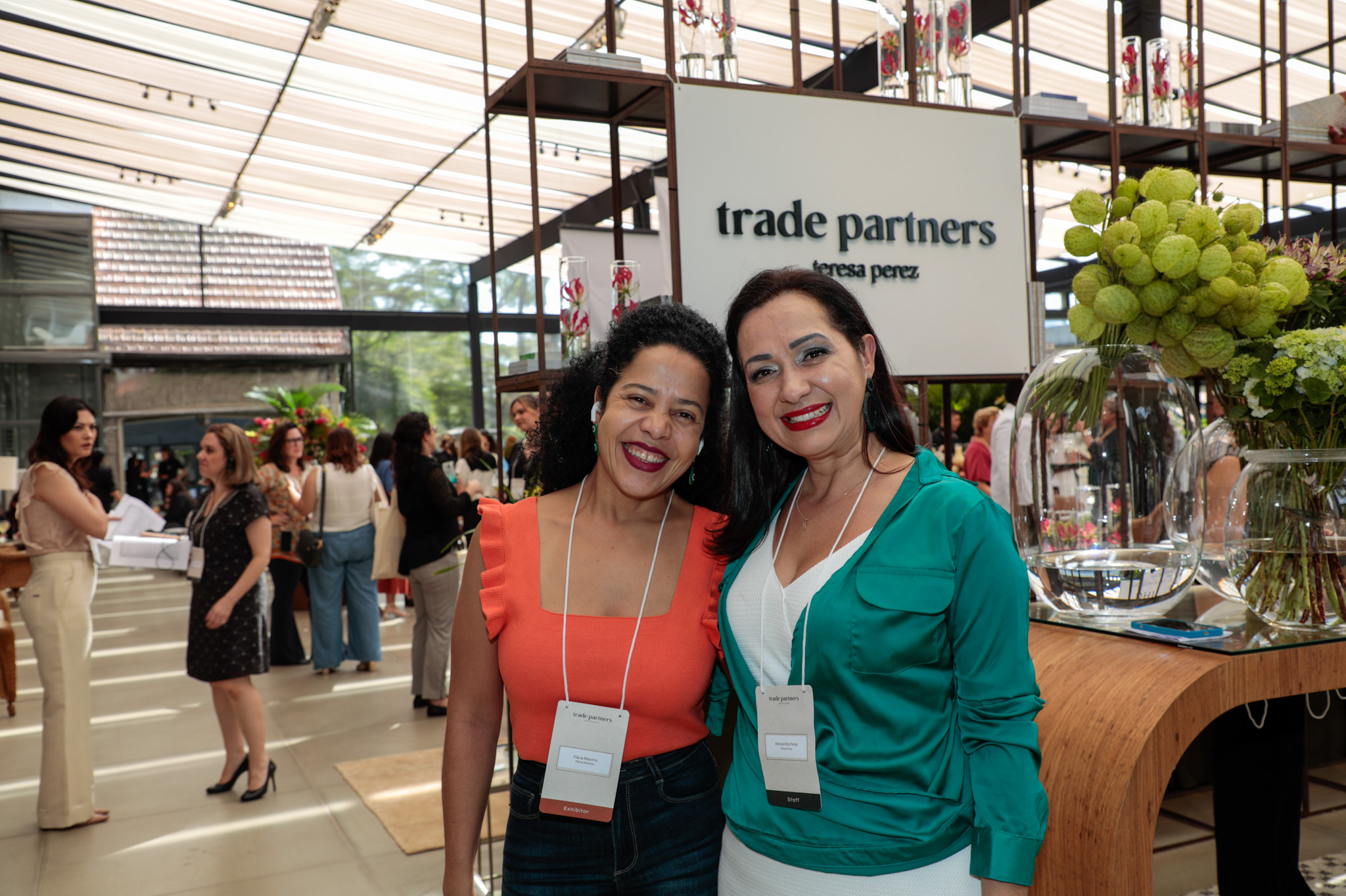 Flávia Máximo, da Patina Maldives, e Alessandra Feola, da Teresa Perez Flávia Máximo, da Patina Maldives, e Alessandra Feola, da Teresa Perez