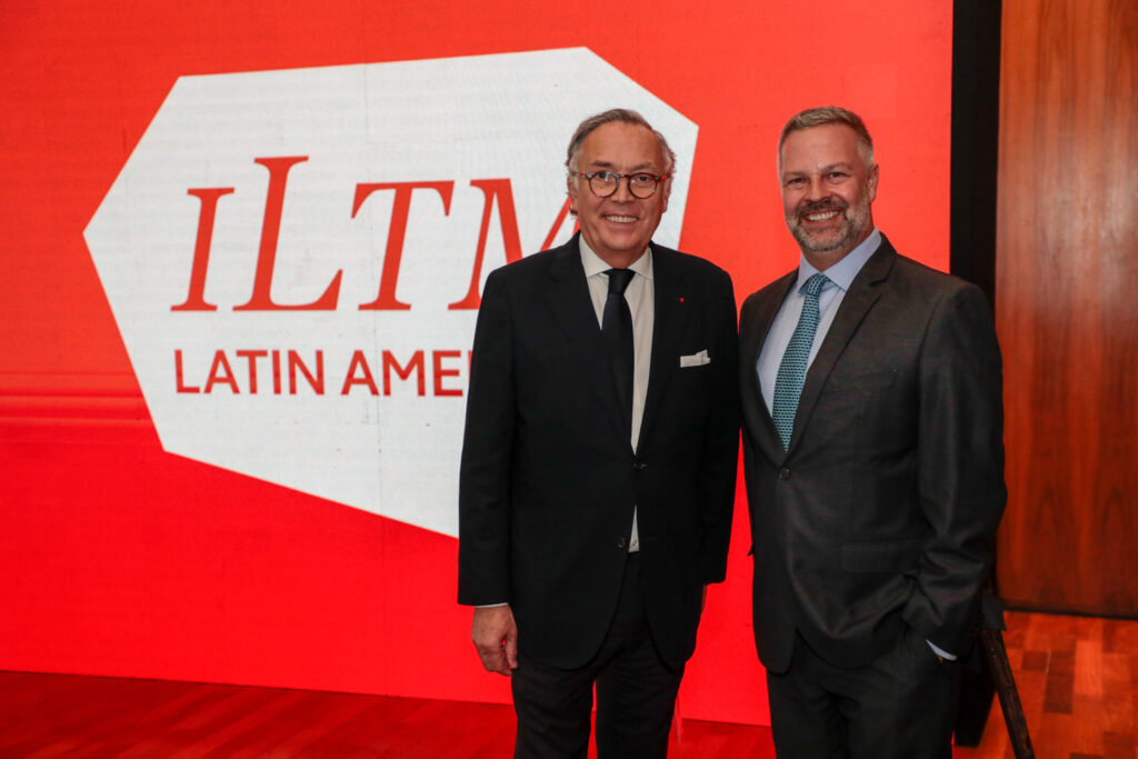 François Delahayes, da Dorchester Collection e Simon Mayle, diretor de Eventos da ILTM