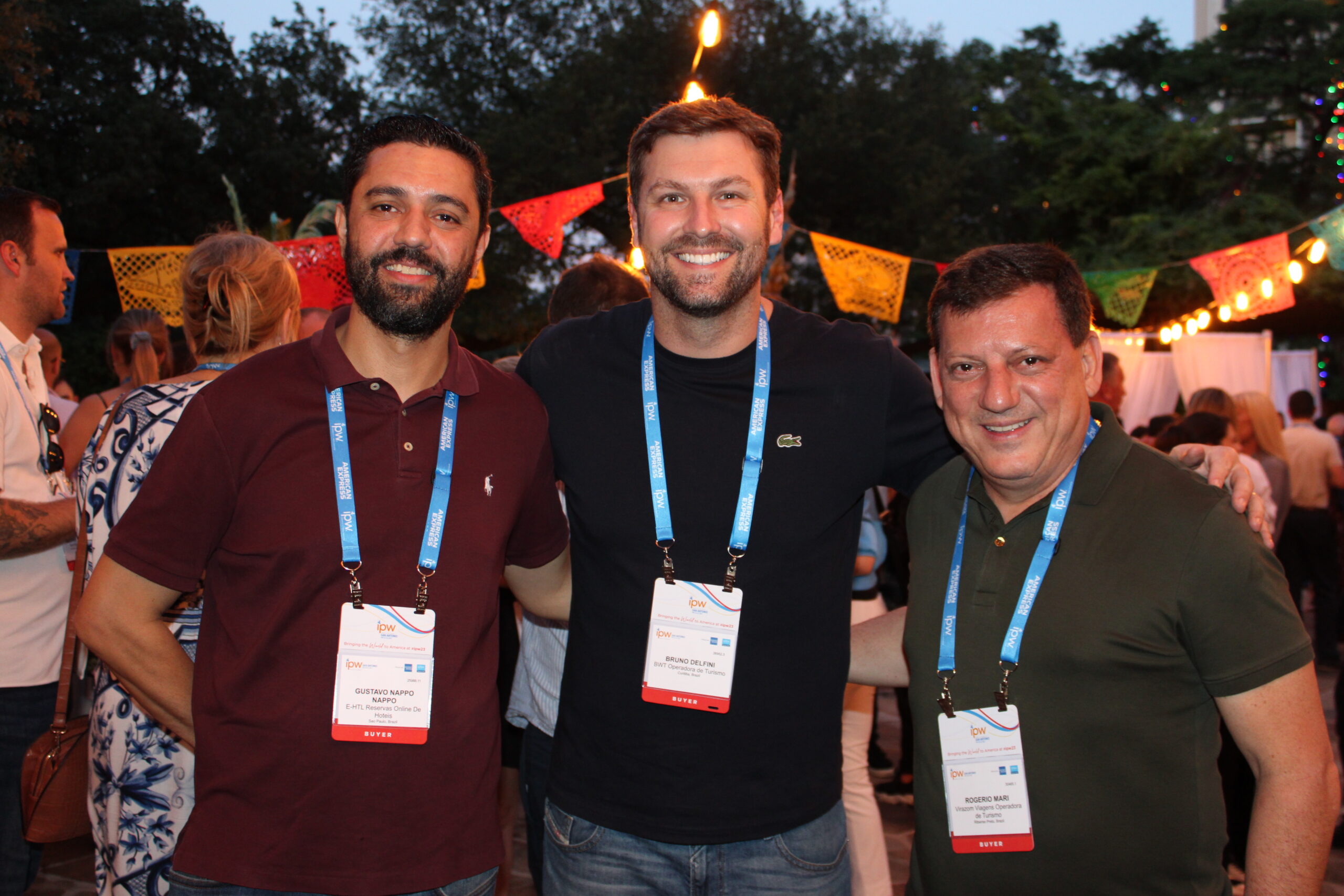 Gustavo Nappo, da EHTL, Bruno Delfini, da BWT, e Rogerio Mari, da Virazom