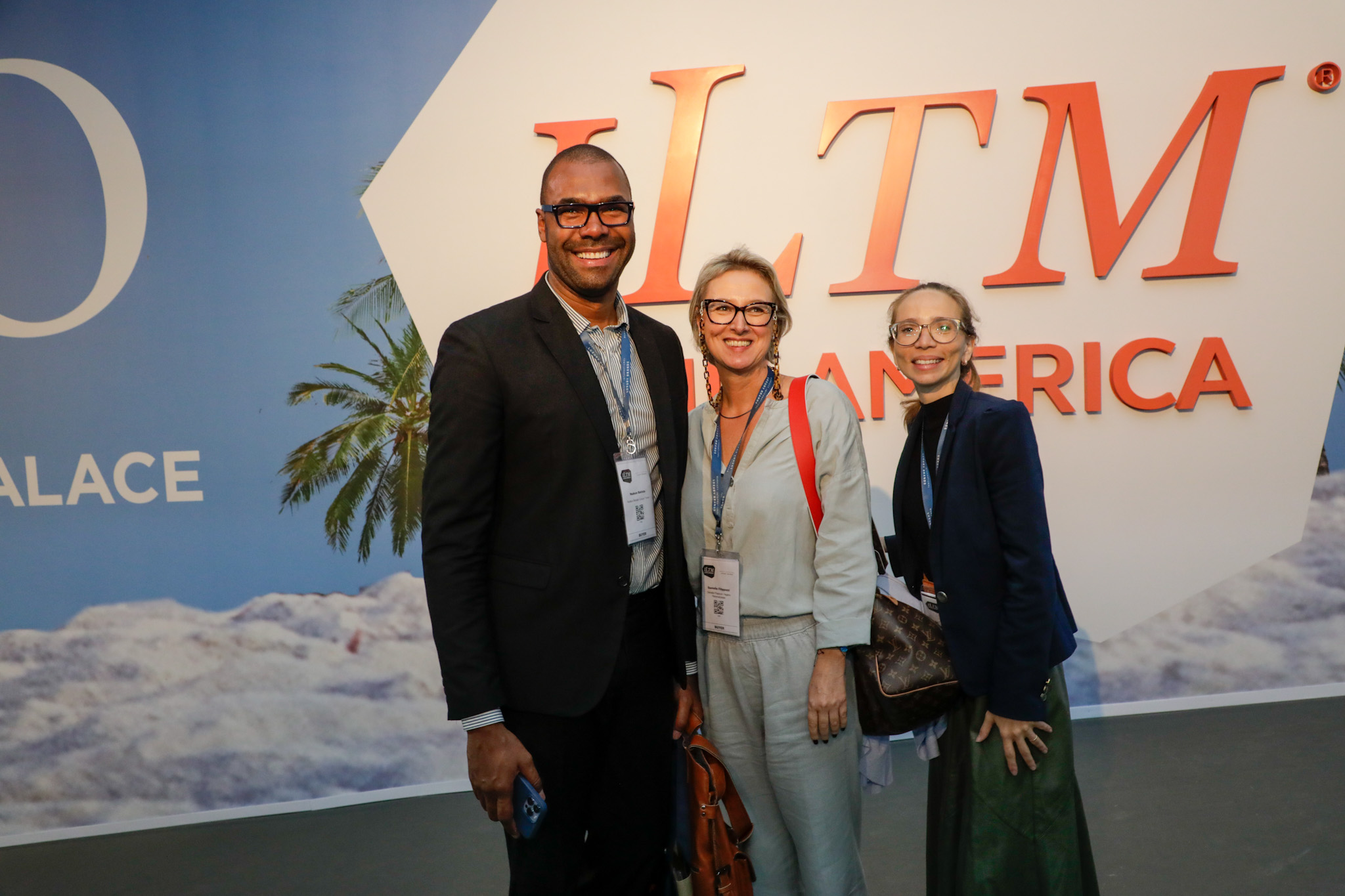 Hudson Batista, da Luxury Travel; Danielle Filippozzi, da Danielle Filippozzi Viagens Personalizadas; e Ana Carolina Girola, da Azurro Travel Boutique Hudson Batista, da Luxury Travel; Danielle Filippozzi, da Danielle Filippozzi Viagens Personalizadas; e Ana Carolina Girola, da Azurro Travel Boutique