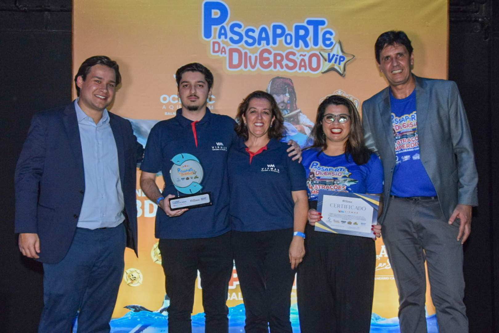 Lucas e Ana, da VIP Mar, vencedores na categoria Receptivo Local Lucas e Ana, da VIP Mar, vencedores na categoria Receptivo Local