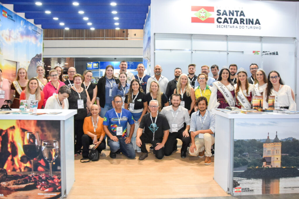 O trade de Santa Catarina marcou presença na BNT Mercosul para divulgar seus atrativos ao mercado nacional
