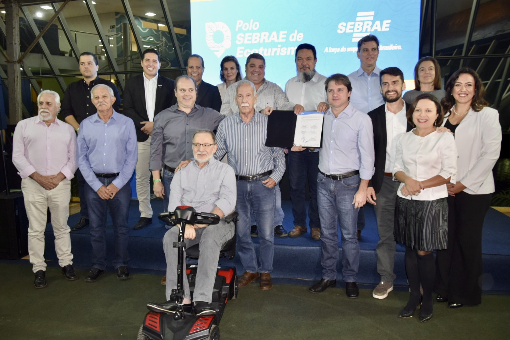 Representantes do Sebrae, Governo do Mato Grosso do Sul, Prefeitura de Bonito e do Sistema S Representantes do Sebrae, Governo do Mato Grosso do Sul, Prefeitura de Bonito e do Sistema S