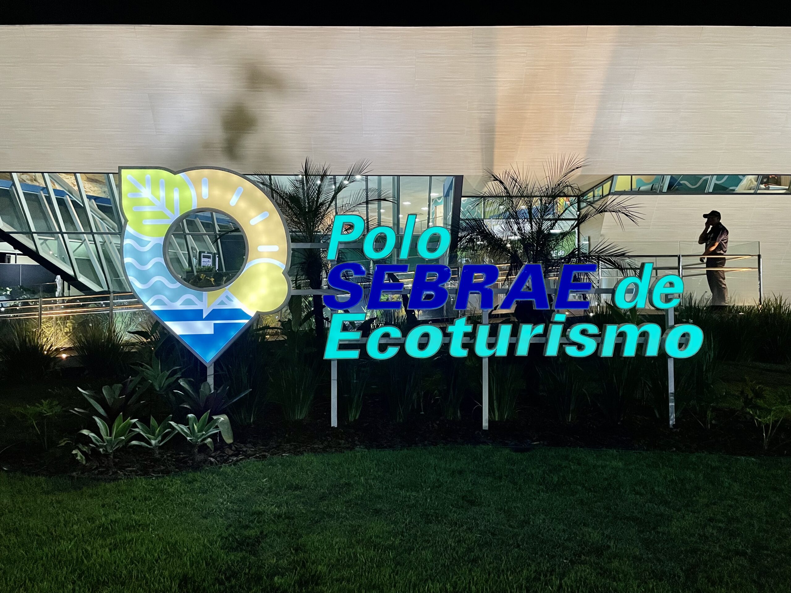 Letreiro da entrada do Polo Sebrae de Ecoturismo Letreiro da entrada do Polo Sebrae de Ecoturismo
