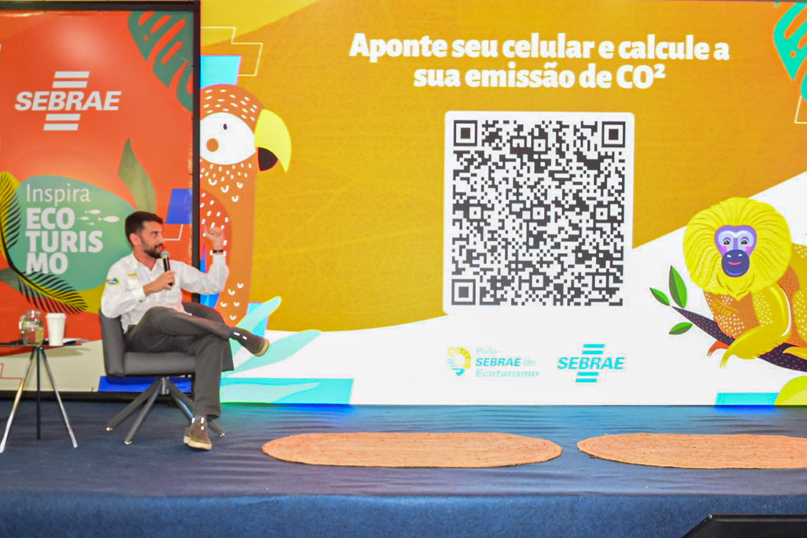 QR Code da Funtur-MS para o cálculo e compensação de CO2 QR Code da Funtur-MS para o cálculo e compensação de CO2
