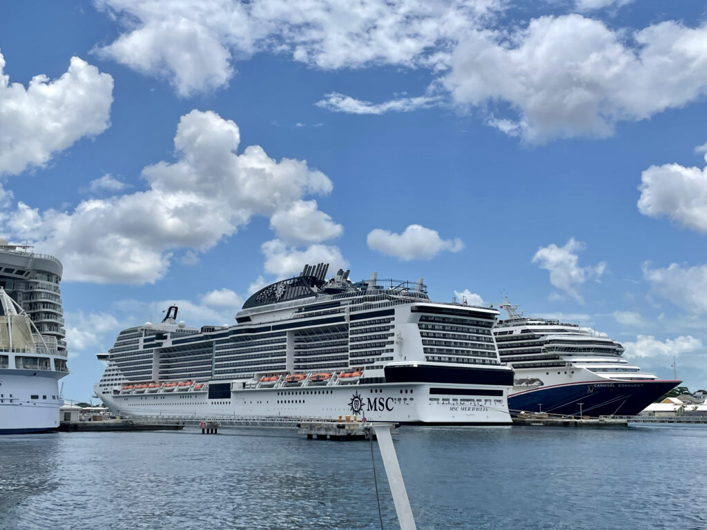 O MSC Meraviglia está operando a temporada norte-americana neste ano