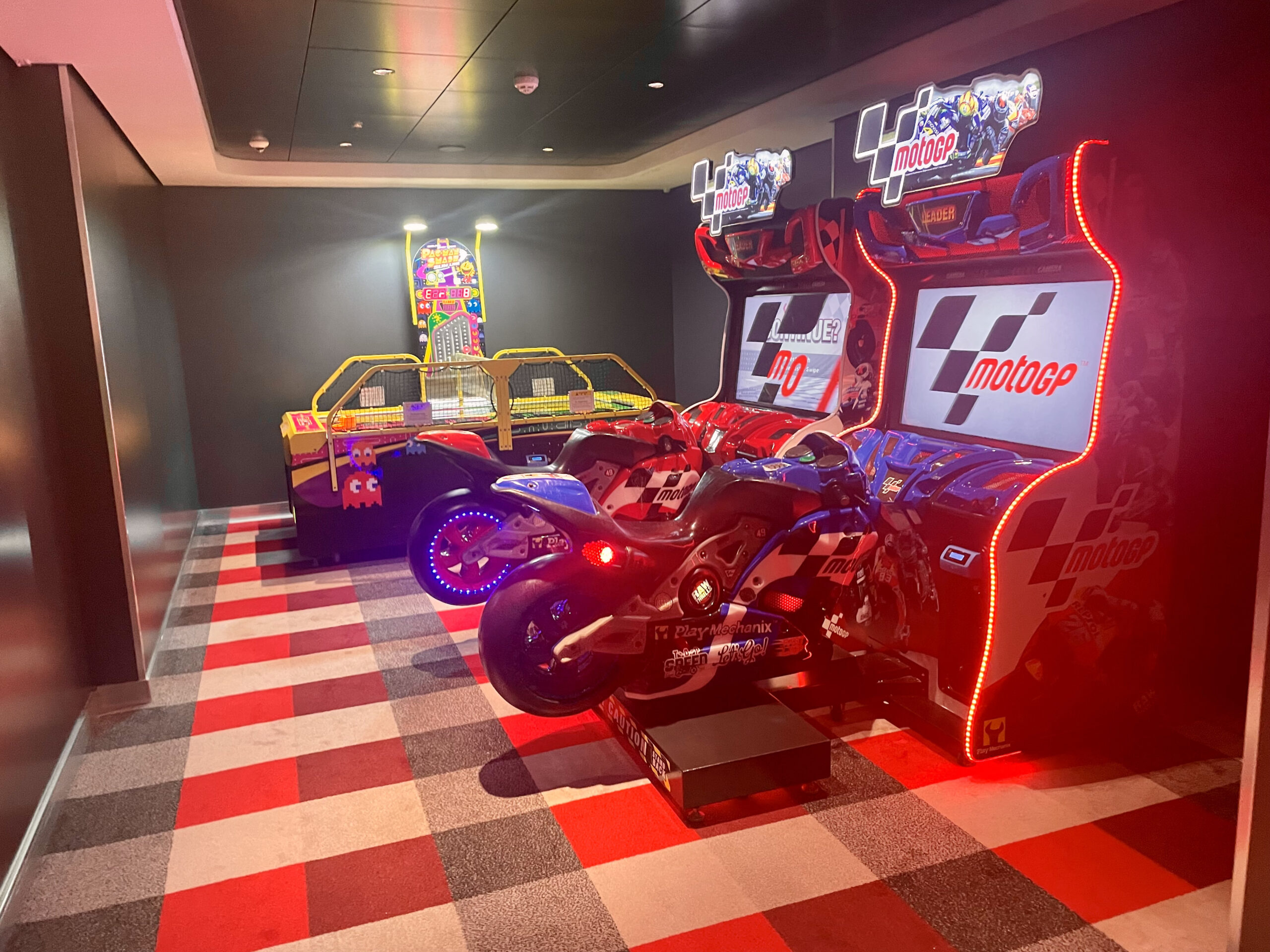 A área de arcada do navio A área de arcada do navio