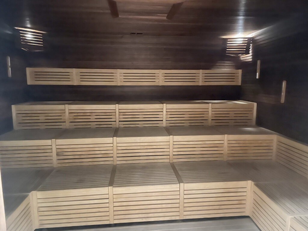 Sauna seca da área termal