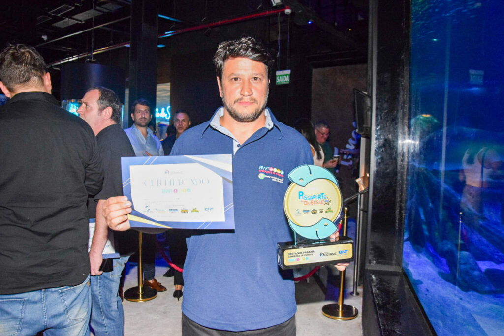 Adonai Filho, vencedor na categoria Destaque Paraná