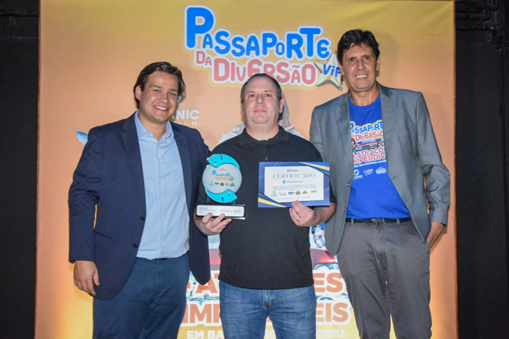 Fernando Girardi, da G Ofertas, vencedor na categoria Parques Fernando Girardi, da G Ofertas, vencedor na categoria Parques